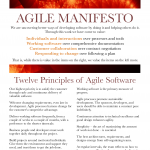 Agile Manifesto poster